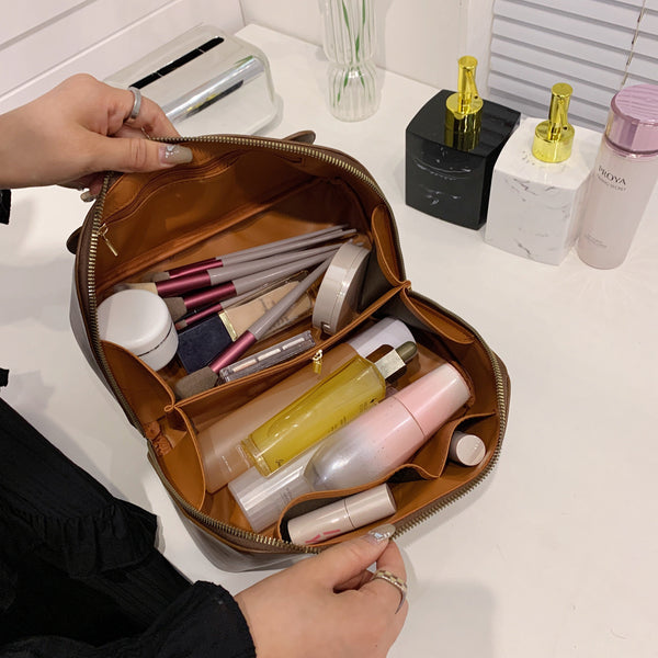 Tinah Vegan Leather Cosmetics Pouch